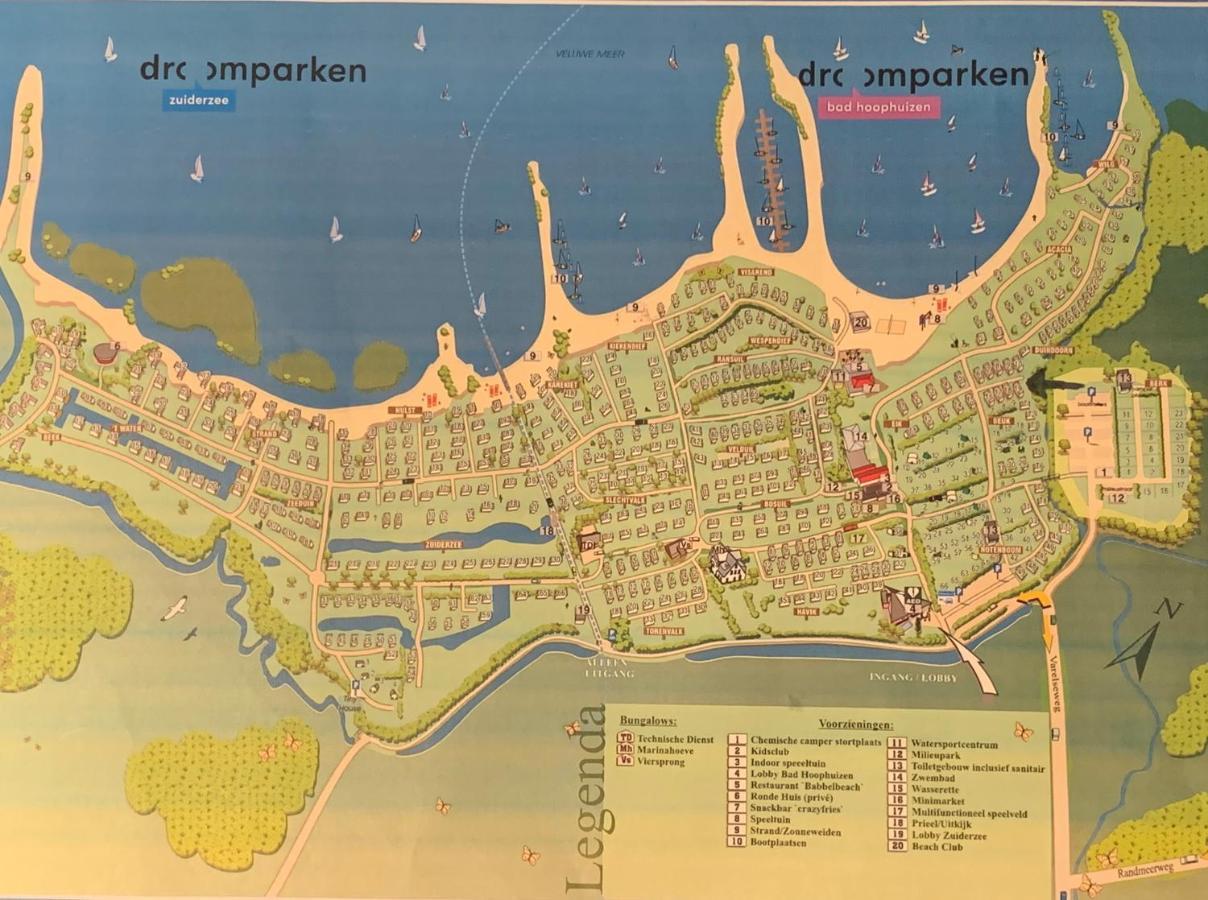 BadHoophuizen 6-per Bungalow Veluwemeer Trampoline Hulshorst Buitenkant foto